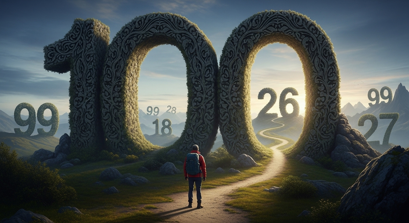 From 100 to 26: A Journey Through a Unique Numeric Perspective