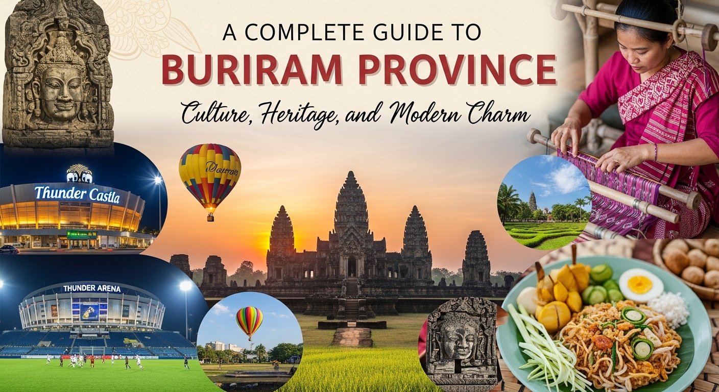 A Complete Guide to Buriram Province: Culture, Heritage, and Modern Charm
