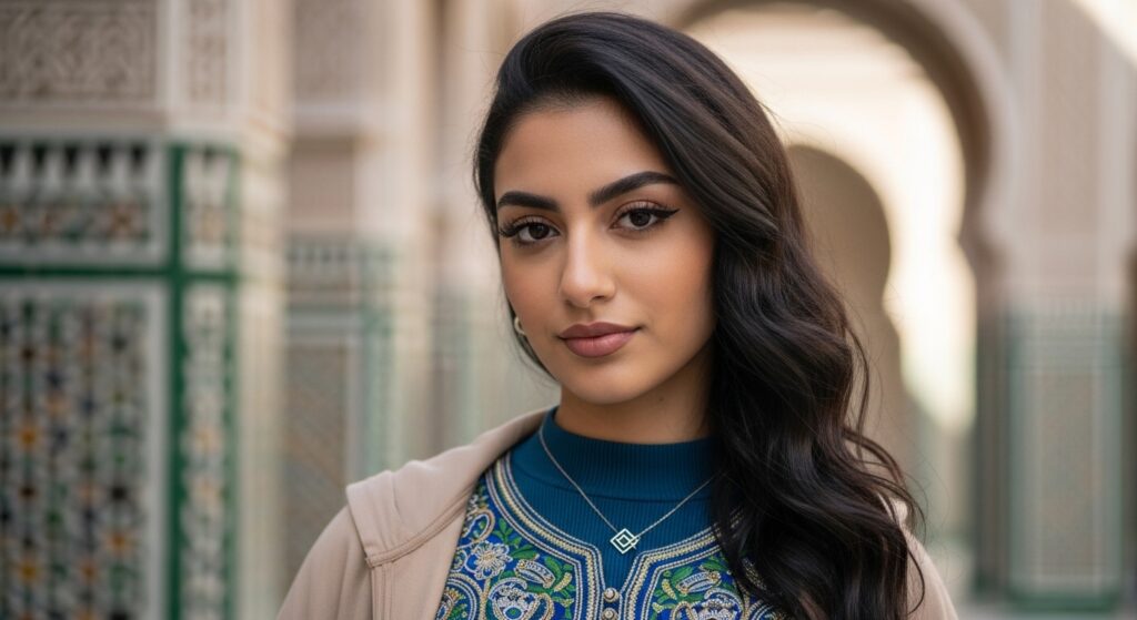 The Moroccan Girl: A Portrait of Culture, Strength, and Modern Identity