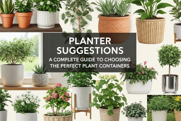 Planter Suggestions: A Complete Guide to Choosing the Perfect Plant Containers
