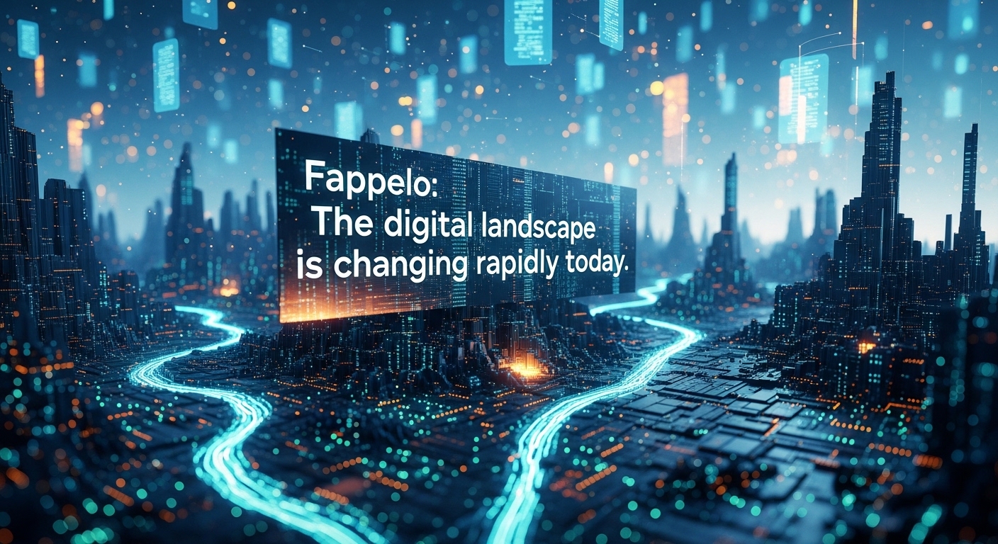 Fappelo The digital landscape is changing rapidly today.