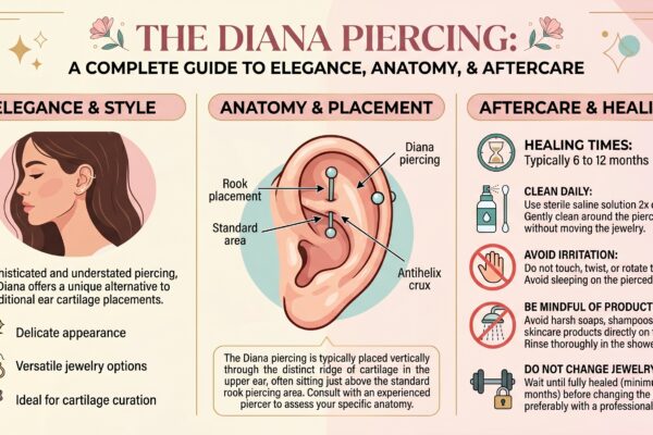 The Diana Piercing: A Complete Guide to Elegance, Anatomy, and Aftercare
