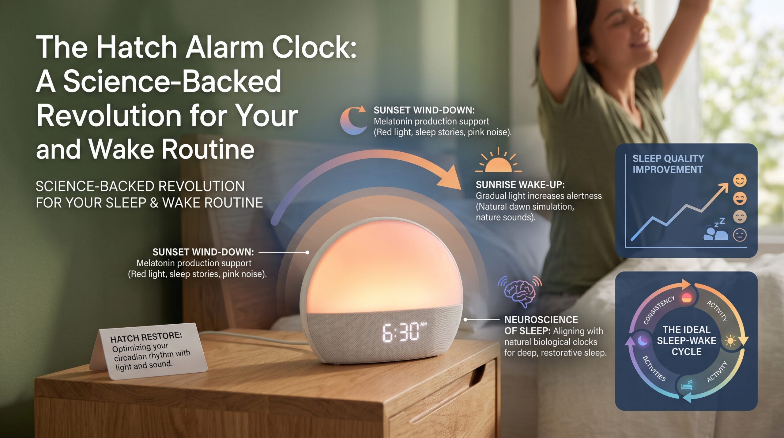 The Hatch Alarm Clock: A Science-Backed Revolution for Your Sleep and Wake Routine